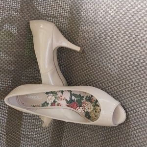 Women's 3" open toe high heel shoes